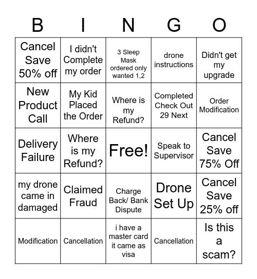 wfh work from home bingo Card