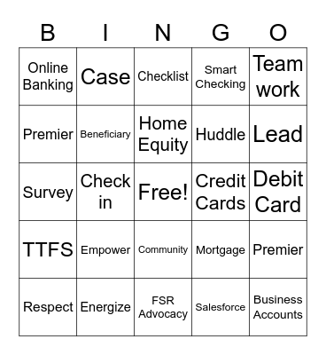 Employee Appreciation Week Bingo Card