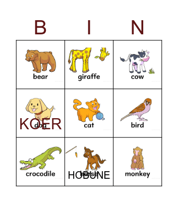 loomad Bingo Card