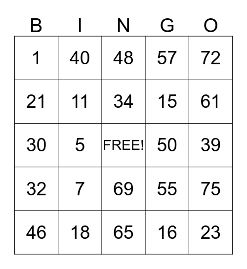 AIKENS BINGO CHRISTMAS PARTY 2014 Bingo Card