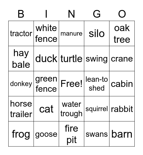 Dream Riders Bingo Card