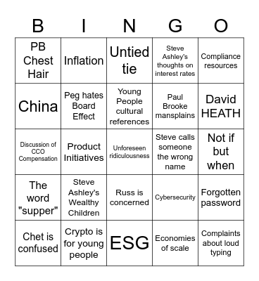 MN FUND Bingo Card