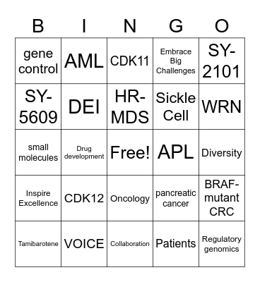Syros Bingo Card