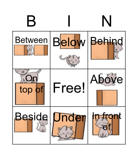 Position Bingo! Bingo Card