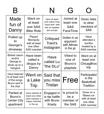 Super Asian Squad Bingo 🧑🏻 Bingo Card