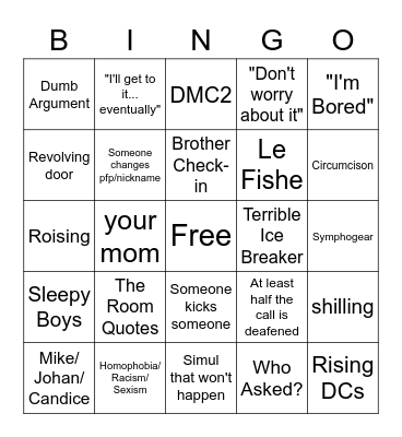 Londo Bell Bingo Mk. II Bingo Card