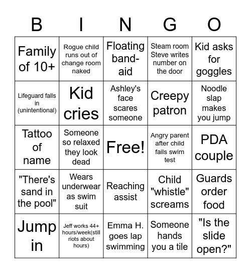 IDP BINGO Card