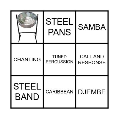 WORLD MUSIC BINGO Card