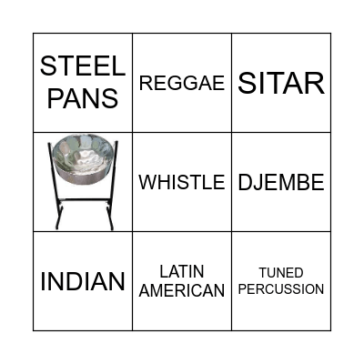 WORLD MUSIC BINGO Card