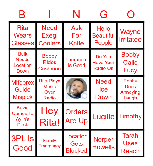 OC Bingo Card
