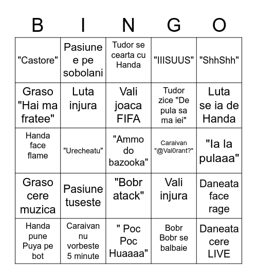 YURIBINGO METROPOLIS Bingo Card