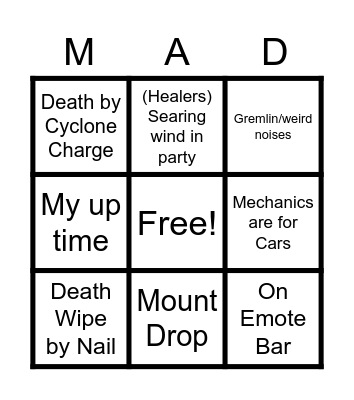 Fire Dad Is A Tad..... Bingo Card