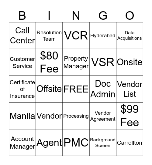 Compliance Depot Bingo Card