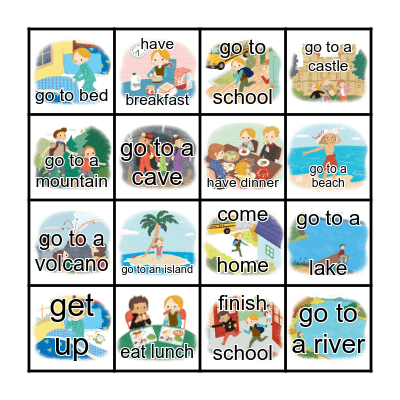 Smart English 5 Bingo Card