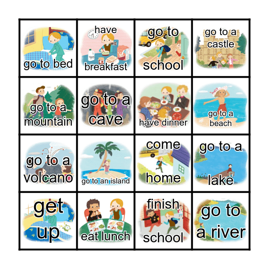 Smart English 5 Bingo Card