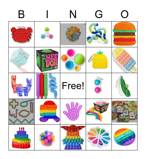 POP IT BINGO Card