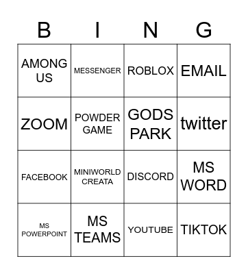 GRADE 5 Bingo Card