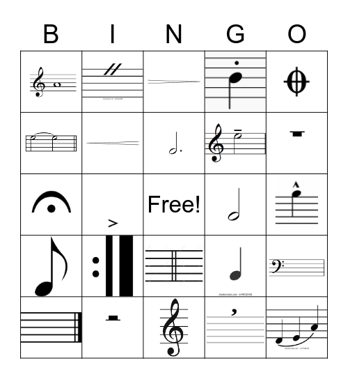 LKMS Music Bingo Card