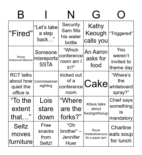 HPC BINGO Card