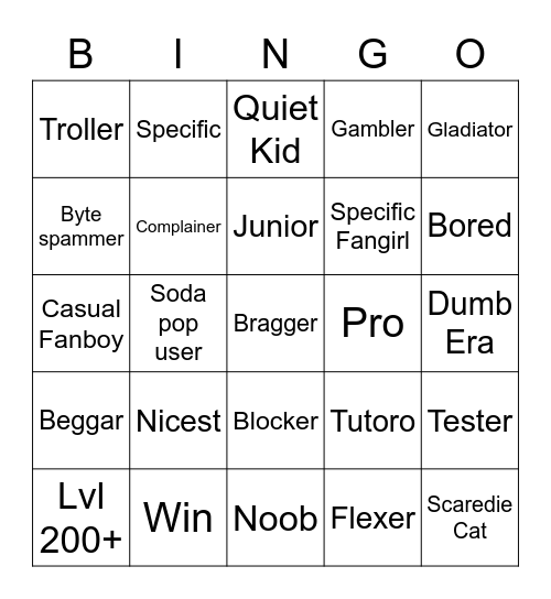 Tower Heroes Bingo Card