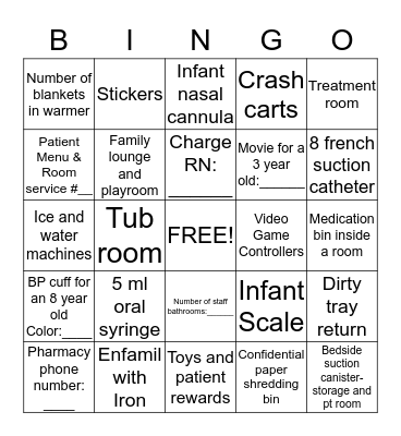 Bethel University Orientation- 5th floor St. Paul Bingo Card