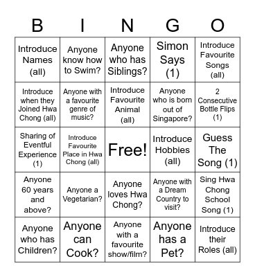 Appreciation Month Bingo!! Bingo Card