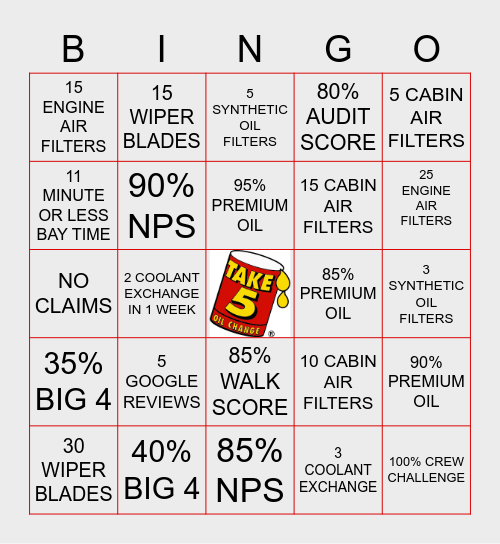 May Employee Bingo! Bingo Card