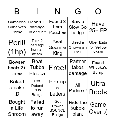 PAPE NATION BINGO Card