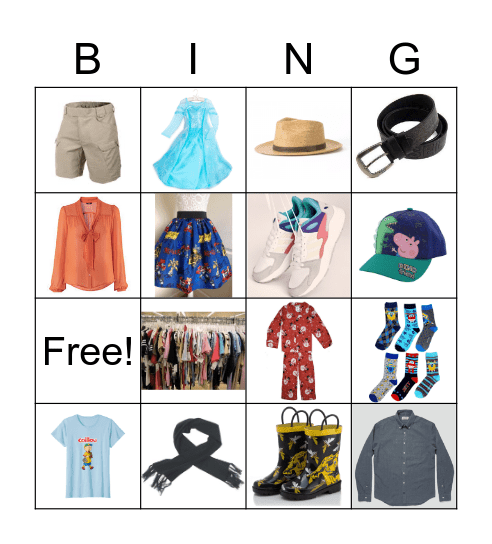 clothes-bingo-card