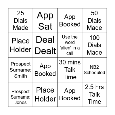 Croner Bingo!!! Bingo Card