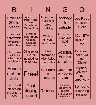 X GAMES MODE Bingo Card