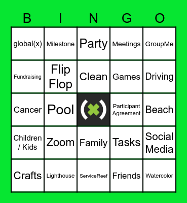 Lighthouse Meeting #1 Bingo Card