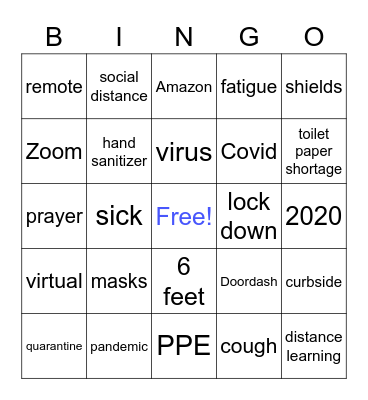 Soar's Partner Connect Bingo Example Bingo Card