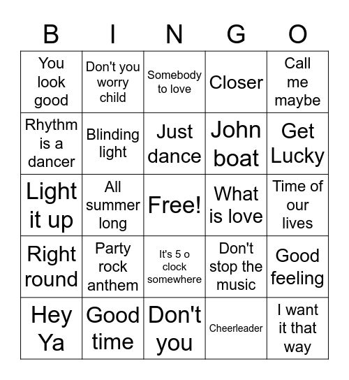 POOL PARTY Bingo Card