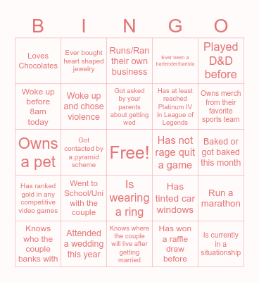 FarzanaFindsHerRaeedOrDie Bingo Card