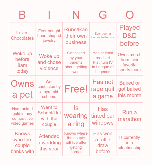 FarzanaFindsHerRaeedOrDie Bingo Card