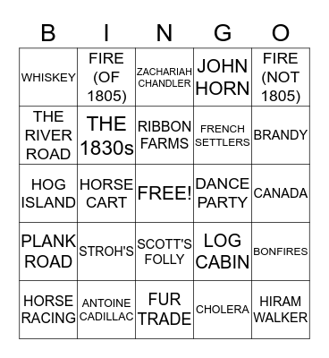 FRONTIER ANARCHY BINGO! Bingo Card