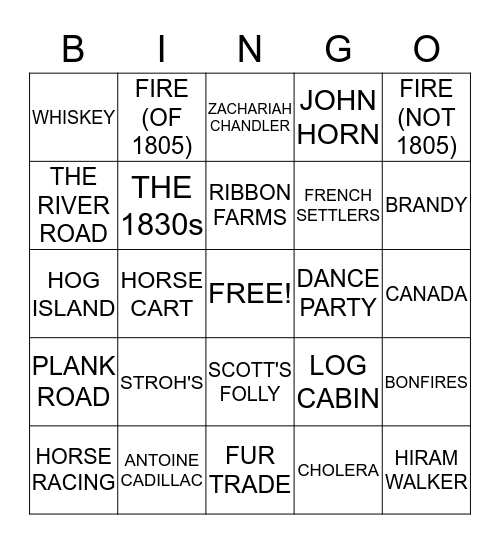 FRONTIER ANARCHY BINGO! Bingo Card