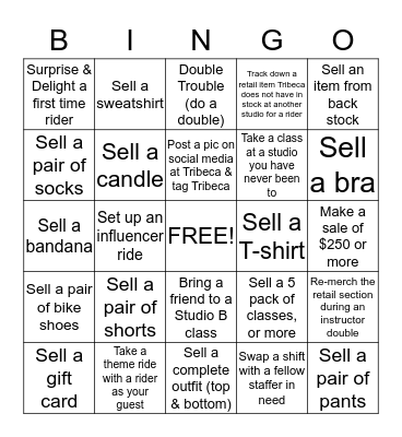 Back to SOUL Staff Bingo Card