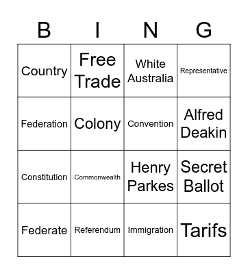 bing Bingo Card