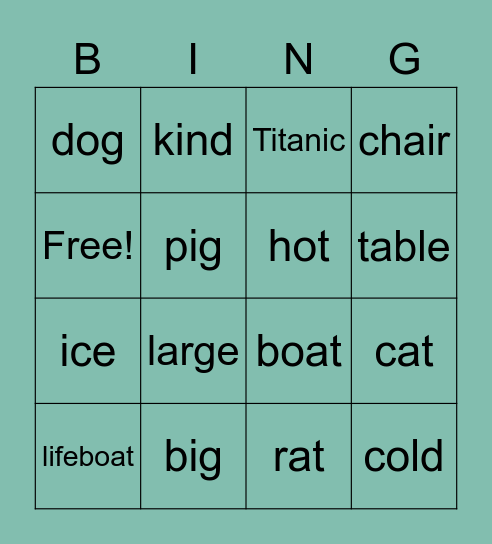 P5s BINGO Binanza Bingo Card