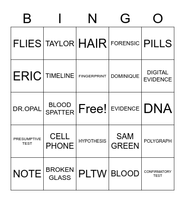 ANA GARCIA Bingo Card