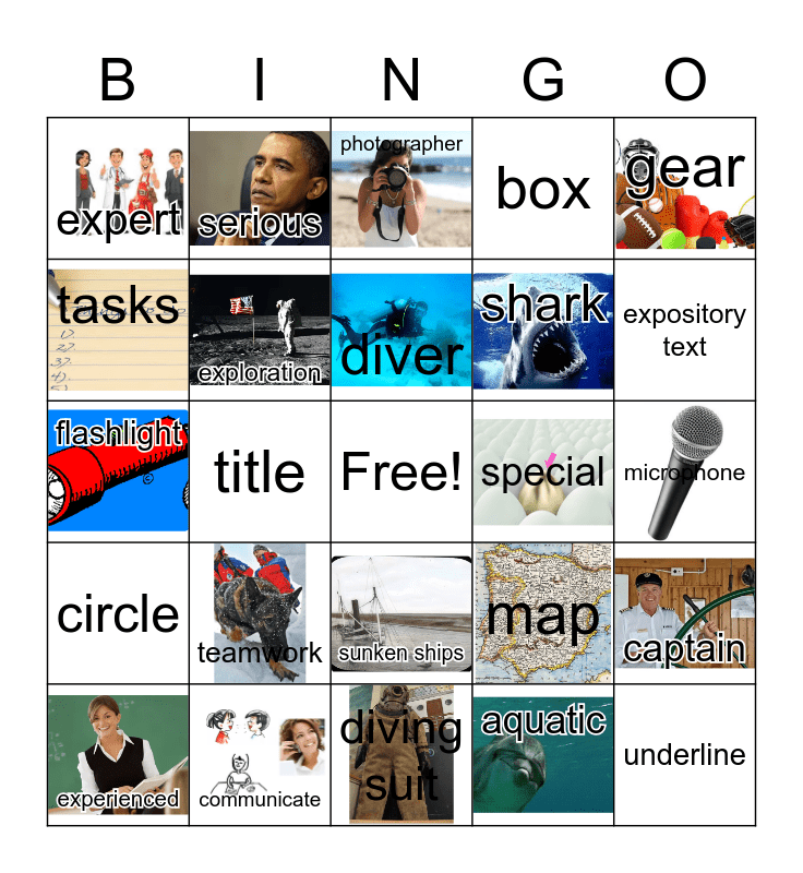 G2 U6 W3 TEAMWORK Bingo Card