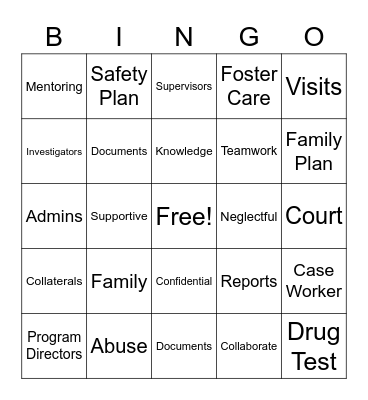 CPS Bingo 2 Bingo Card