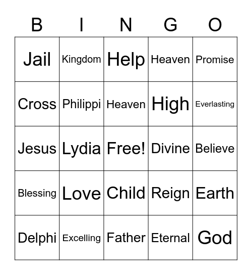 May 29 Worship Bingo  (Listen for words and mark them when you hear them) No prizes - just for fun Bingo Card