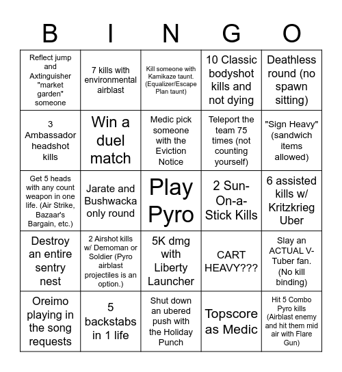 Shouleil Bingo #2 Bingo Card