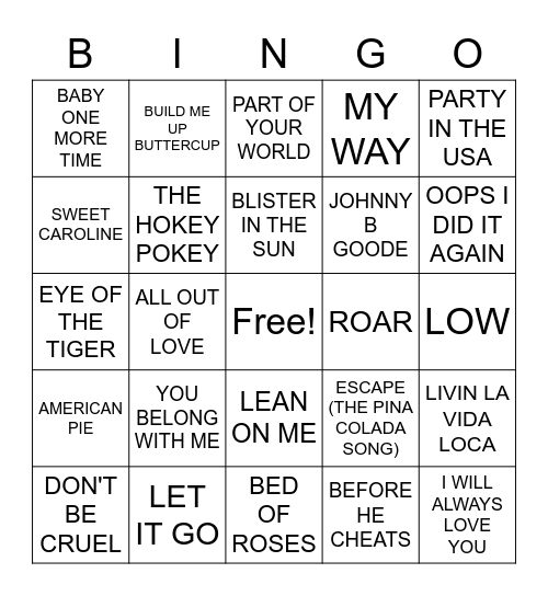 KARA BINGO Card