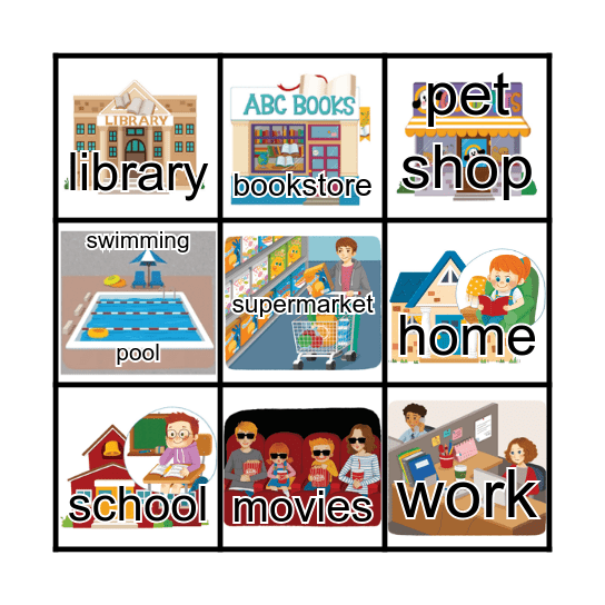 Smart English 3 unit 7&8 Bingo Card