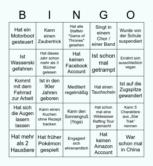 Mannheim Q&R Gemeinschaft Bingo - Runde 2 Bingo Card