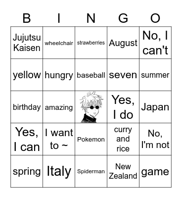 INTERVIEW BINGO Card